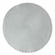 Alex Liddy Set of 2 Round Placemats - Mink