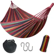 Sutekus Single or Double Hammock Outdoor Camping Hammock Two Person Portable ...