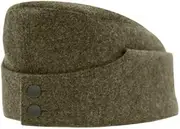 [militaryharbor] M42 Heer/Elite EM Brown Wool overseas cap