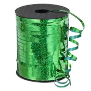 500 Yards Glitter Laser Curling Ribbon Crimped Balloon String Green