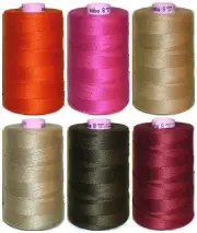 AMANN SABA THREAD 8s, 800M 100% POLYESTER SEWING THREAD, CHOOSE COLOUR, ART 7515
