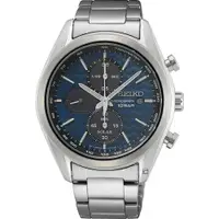 在飛比找樂天市場購物網優惠-SEIKO 精工錶 喬治亞羅設計三眼計時太陽能腕錶V176-