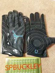 NIKE JORDAN VAPOR KNIT 3.0 INDIANAPOLIS COLTS #29 MALIK HOOKER FOOTBALL GLOVES B