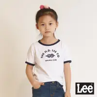 在飛比找蝦皮商城優惠-Lee 繩索印花短袖T恤 男女童裝 白LL200199K14
