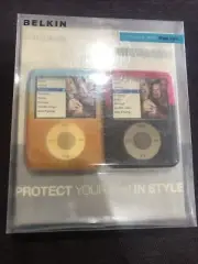 Belkin iPod Nano Cases Red Black Yellow Blue Silicone Bundle Two 2 New NIP