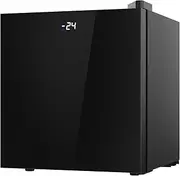 YOPOWER 32L Compact Upright Freezer Mini Freezer for Home Office Dorm Car Black