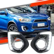For 2013-2015 Mitsubishi ASX Outlander Sport LED DRL Daytime Running Fog Lights