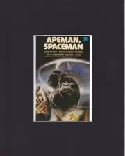 8X10" Matted Print Art Sci-Fi Book Cover: Apeman Spaceman, Edited: Leon E Stover