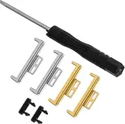 Angoily 4pcs Strap Connector Adapter Watch Charger USB Charger Stand Screen Protector Watch Fit Connector Watch Ultra Hotfix Tool Smartwatch Connector Connectors Metal Silver