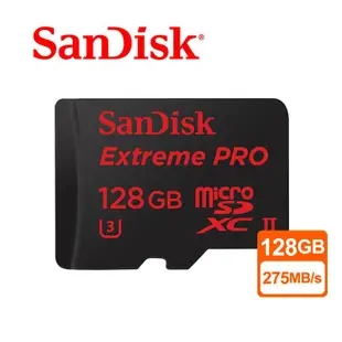 SanDisk Extreme PRO microSD UHS-II 記憶卡 128GB 蝦皮直送