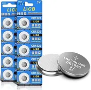 LiCB CR1220 3V Lithium Battery(10-Pack)