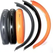 Mountain Bike mudguards, Bike Mudguards Bike Fenders 24/26/20" x4.0 Fat Tire Mud Guards Set Mudguards for Folding Snow E-Bike Bicycle Cycling Accessories Mountain Bike Mudguards(Black 20x4.0)