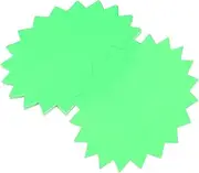 Gadpiparty 100 Sheets Fluorescent Paper Price Tags Explosion Shaped Labels Bright Color Signs for Retail Display Practical Price Stickers for Shops Easy to Use Sturdy Material