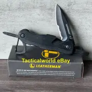 Leatherman Crater C33TX Black knife multi tool w/Phillips & Flat screwdrivers