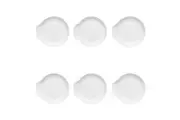 6PK Ecology Fine Bone China Canvas Durable Spoon Rest Holder 11.5x12.5cm White