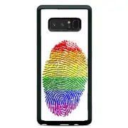 Fingerprint Rainbow Flag Case Cover Samsung Galaxy S23 S22 Plus Ultra S21+ S20