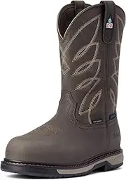 ARIAT Men's Riveter CSA Glacier Grip Waterproof 400g Composite Toe Workboot Western Boot
