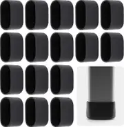 16pcs chair leg cap, chair leg protection, floor protection, foot caps, plastic cover cap, folding chair, oval tube for sloping chair legs, garden cha