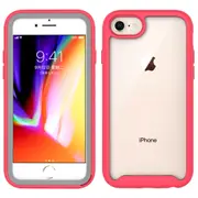 MCC Shockproof Bumper Case iPhone SE 2020 2nd Gen Clear Back Cover Apple [Magenta]