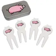 'Pig' Golf Divot Tool / Repair Fork Gift Set (GO00038041)