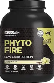 PranaON Phyto Fire Protein Vanilla Bean Flavour Supplement 2.5 kg