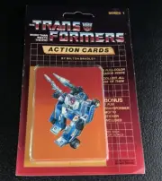 1985 Hasbro Transformers Action Cards Sealed Pack #12 Mirage On Top NOS MB 1980s
