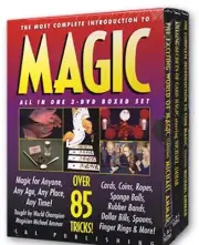 Learn Magic! Trilogy (3 DVD Set) by Michael Ammar New Sealed In Dust Jacket!