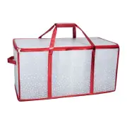 Simplify 128 Count Ornament Storage Organizer in Red