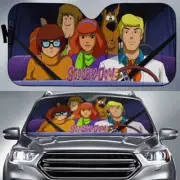 Scooby Doo Cartoon Car Sunshade, Scooby Doo Auto Car Windshield Sunshade