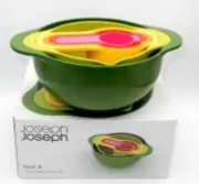 Joseph Joseph NEST 6 Prep Set Measuring Cups Bowls BOX NEW
