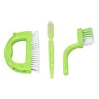 Tile Joint Scrub Brush 3Pcs Grout Cleaner Brush Easily Clean ABS Handle For
