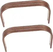 CATIEBYE 2pcs Replaceable Kettle Grip Wooden Tea Pot Handle for Easy Installation Heat Resistant Wear Resistant Design for Ceramic Glass Teapots