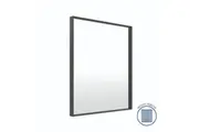 Thermogroup Contractor 750x900mm Mirror with Matt Black Frame with Demister BMS759BFD
