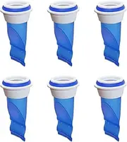 Silicone Sink Floor Drain Trap for Pipes Tubes, 6Pcs Washing Machine Plug Ring, Backflow Preventer Seal Core, Sewer Sealing Ring