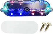 Car Alarm Light - Urgency Strobe Lights High Brightness Wireless | LED Flashing Security Light | Warning Anti-Theft Flash Blinking Lamp | Anti-Collision Light for Motorcycles, Bikes