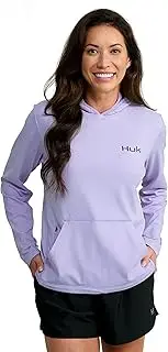 [HUK] Women's Coldfront+ Pullover, Performance Fishing Hoodie