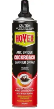 Hovex 350g Ant Spider Cockroach BARRIER SPRAY Eucalyptus Scent Australian made