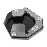 For Yamaha XT 1200 Z Super Tenere 1200 XT1200Z XT1200ZE Motorcycle CNC Kickstand Foot Side Stand Enlarge Extension Plate Pad maxpower Grey-with logo