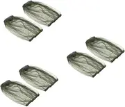 Kisangel 3sets Wearable Face Net Breathable Mesh Hat Outdoor Mosquito Protection Hiking Camping Travel Net Cover 2pcs*3