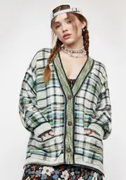 [Free People] McGregor Plaid Cardigan