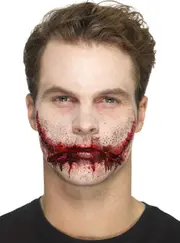 Stitched Smile Halloween Latex Prosthetic