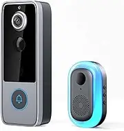 Guardianbell Pro – Smart Doorbell & Security Cam in One, Auto Snapshots and Local Recordings, Motion Alerts (Color B)