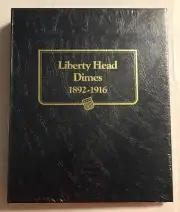 LIBERTY HEAD DIMES (1892-1916) WHITMAN CLASSIC COIN ALBUM #9117