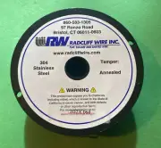 Radcliff Wire INC Flat Sqr Shaped Wire - 304 SS - Annealed .032 X .064 (Qty 9)