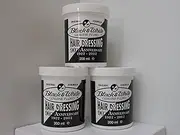 Black and White Pluko Hair Dressing Pomade 200ml - 3 (Triple) Pack