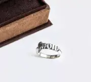 Jon Snow silver sword ring, Game of Thrones silver sword ring
