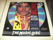 MICHAEL JACKSON: THE LEGEND CONTINUES Laserdisc LD BRAND NEW THE MUSIC DISC RARE
