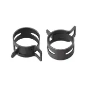 Steel Band Clamp 19mm Hose Tube Spring Clips Clamp Black Manganese Steel 30Pcs