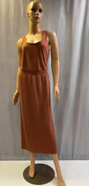 NEW prAna ROUX HEATHER LEONORA COZY UP MIDI DRESS SZ S SMALL