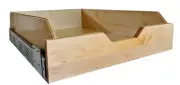 pullout drawer ,cabinet organizer, Sliding Drawer, pull out shelf, Maple 17"